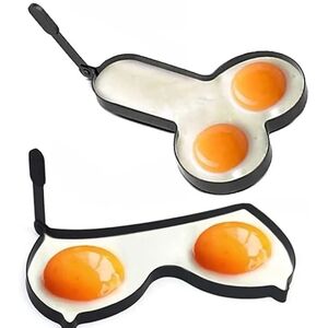 Eggs Beni d🐓ck and hard nip stainless steel non-stick cooking molds